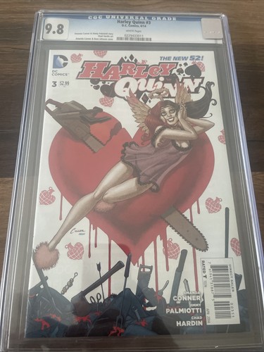 Harley quinn 2014 cgc - harley, 3,