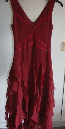 Vintage dunkelrotes