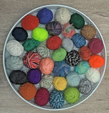 Wollreste zum Basteln Stricken