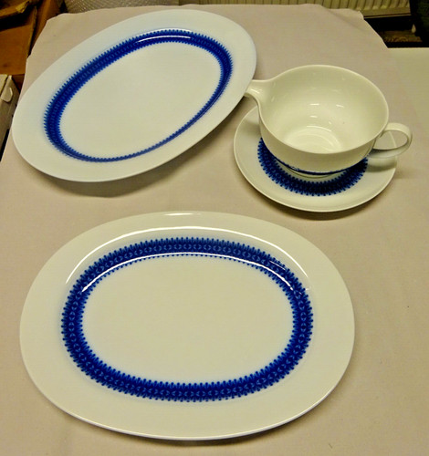 Tlg sauciere 2x - *3, platte