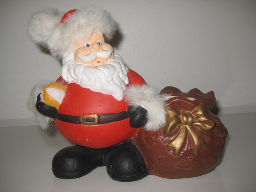 Weihnachtsmann teelichthalter - weihnachtsmann,