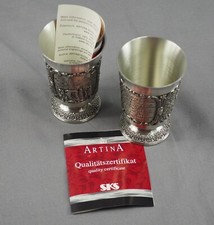 SKS-Design 2x Zinn-Becher 95% Zinn