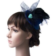 Fascinator Blume Haarblume Mini Hut Kopfschmuck Hochzeit Haarschmuck Party VH10#