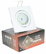 Wintergarten LED Einbaustrahler QUAJO 5W Ultra Flach 230V Deckenstrahler Spot