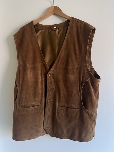 Herren lederweste vollleder - lederweste,