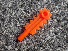 Lego 6117 Kettensäge Motorsäge trans-neon orange - Ice Planet 2002