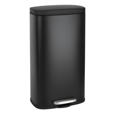 SVITA TQ30 Mülleimer 30L Treteimer Abfallbehälter Softclose Deckel Schwarz