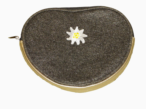 Kosmetiktasche grau gold - 👜kosmetiktasche,