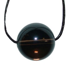 Rauchquarz Kugel gebohrt als