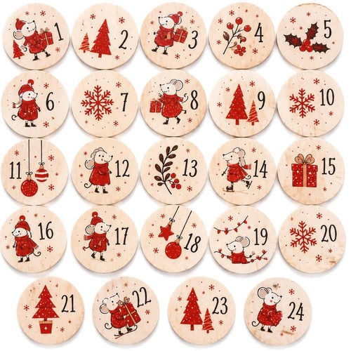 Holzzahlen adventskalender - holzzahlen,