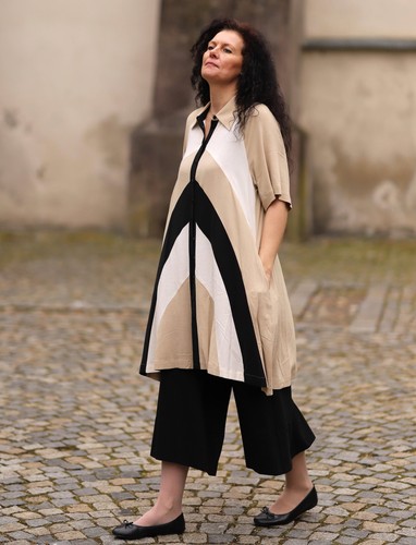 Mat fashion lagenlook long - mat,
