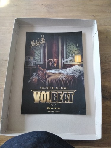 Volbeat poster signiert god - poster,