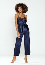 Damen Schlafanzug Satin