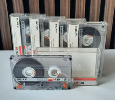 5x Sony HF90 - Typ1 Audiokassetten Tapes bespielbar