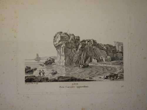Schöne gravur landschaft - gravur,