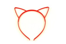 Haarreif Haarreifen Tiara Diadem Katzenohren Haarschmuck K204