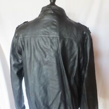 identic Herrenjacke Kunstleder schwarz  Gr. M -48-50 top