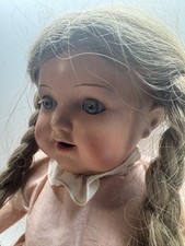 Ernst Heubach Köppelsdorf Puppe , Antike Puppe  um 1900 ,Porzellankopf