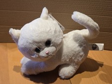 WEISSE KATZE  -- PENNY -- Plüschtier-- Sammel-Stofftier-- PETS 2 CUDDLE -- m.E.