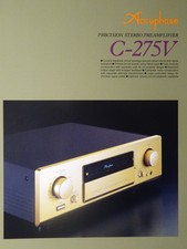 ⭐️⭐️⭐️ Accuphase C-275V Prospekt in deutscher Sprache. Sehr guter Zustand ⭐️⭐️⭐️