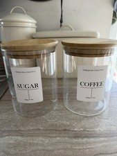 Kaffee Zucker Glas Gläser mit