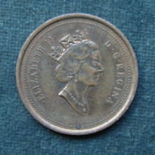 VA) Kanada 1 Cent 1998 Canada - Pflanze / Baum / Kanadischer Ahorn / Blatt