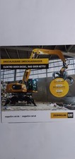 Caterpillar: Umschlagbagger (Falt-Prospekt); 2019