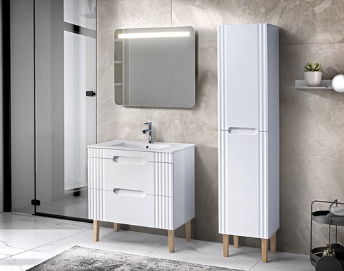 Montiert design badmöbel set - montiert,