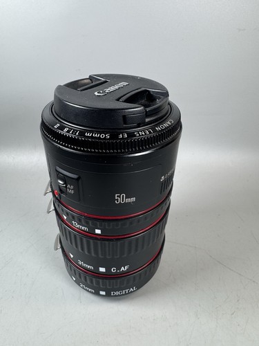 Canon 50mm ii lens w - 50mm, f/1.8