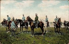 Ak Österreichisches Militär, Kuk Armee, Offiziere auf Pferden - 4889111