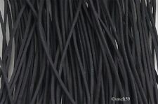 Lederband 2,5mm schwarz 1Stk/1m vierkant Lederbänder Lederriemen Lederschnur NEU