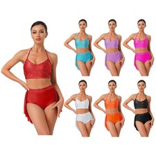 Damen kleid set tanzkleidung - kleid,