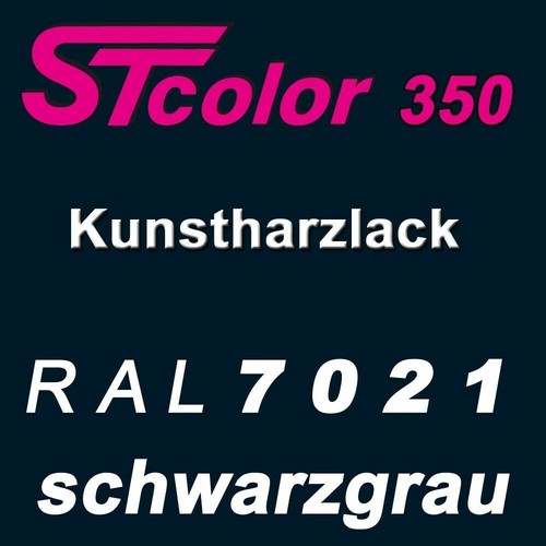 Kunstharzlack ral 7021 - kg,