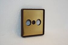 Merten Antik Blank Messing TV