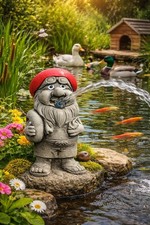 Wasserspeier  Zwerg " Bademann