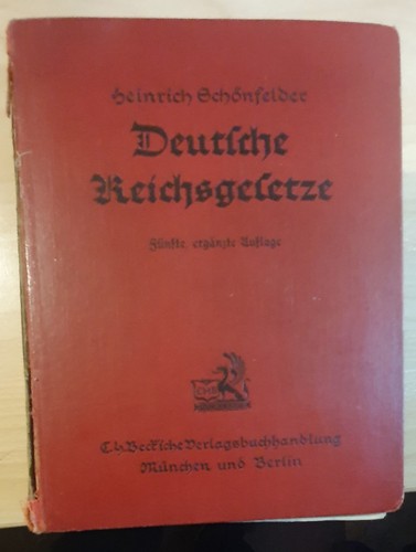 Deutsche reichsgesetze - deutsche,