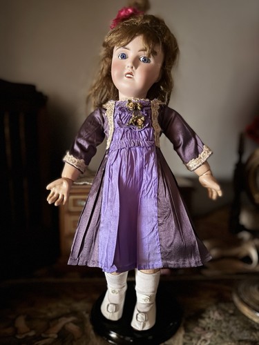 Seidenkleid für antike - , puppe