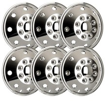 6 x Radzierblenden 15" passend für Fiat Ducato 230 240 1994-2006 Radkappe chrom