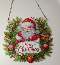 Deko Weihnachten Winter FENSTERBILD  Advent Nikolaus MERRY CHRISTMAS 