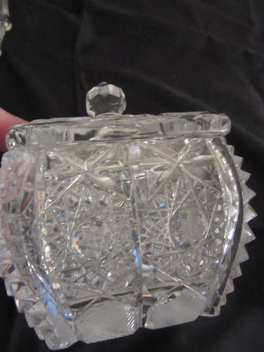 Deckeldose kristall glas - kristall, cm