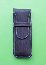 Stifte Etui aus Leder  schwarz