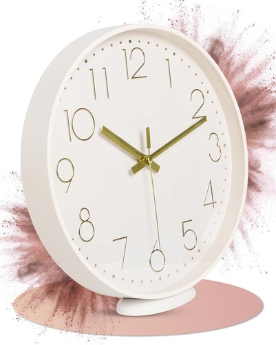 Wanduhr beige ohne - wanduhr,