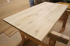 Tischplatte Arbeitsplatte Massivholzplatte Esstisch Eiche Rustikal 40mm roh Holz