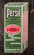 Persil Henkel um 1925 Blechschild Genthin Düsseldorf Alu Reklame kein Email