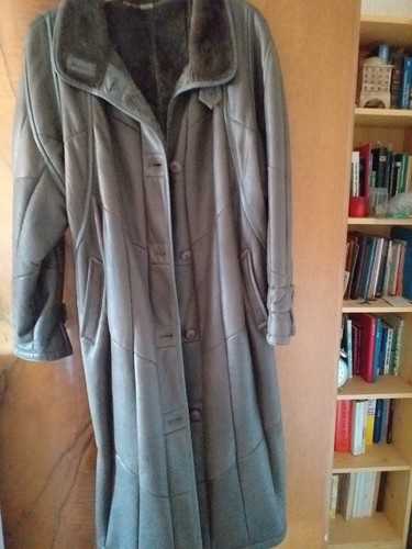 Ledermantel mit lammfell - mit,