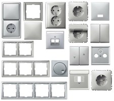 Merten artec Farbe aluminium