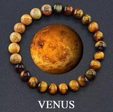 Venus Armband 18 cm Naturstein Wächter des Heilchakras des Sonnensystems 