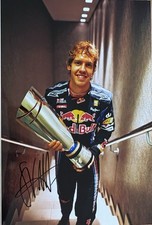 Sebastian Vettel signiert Formel 1 F1 Foto Autogramm Signed Weltmeister (38)