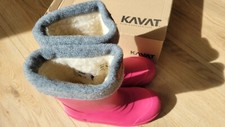 Kavat GIMO Gummistiefel Wollmix Gefüttert Wasserdicht Pink/Cerise  Gr.34 NEU!