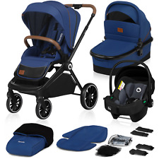 LIONELO® Kinderwagen 3 in 1 Kombikinderwagen  Buggy + Babywanne + Babyschale